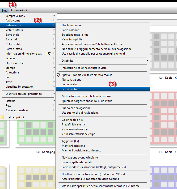 Come posso evidenziare tutti gli elementi in Esplora file con un doppio clic del mouse L